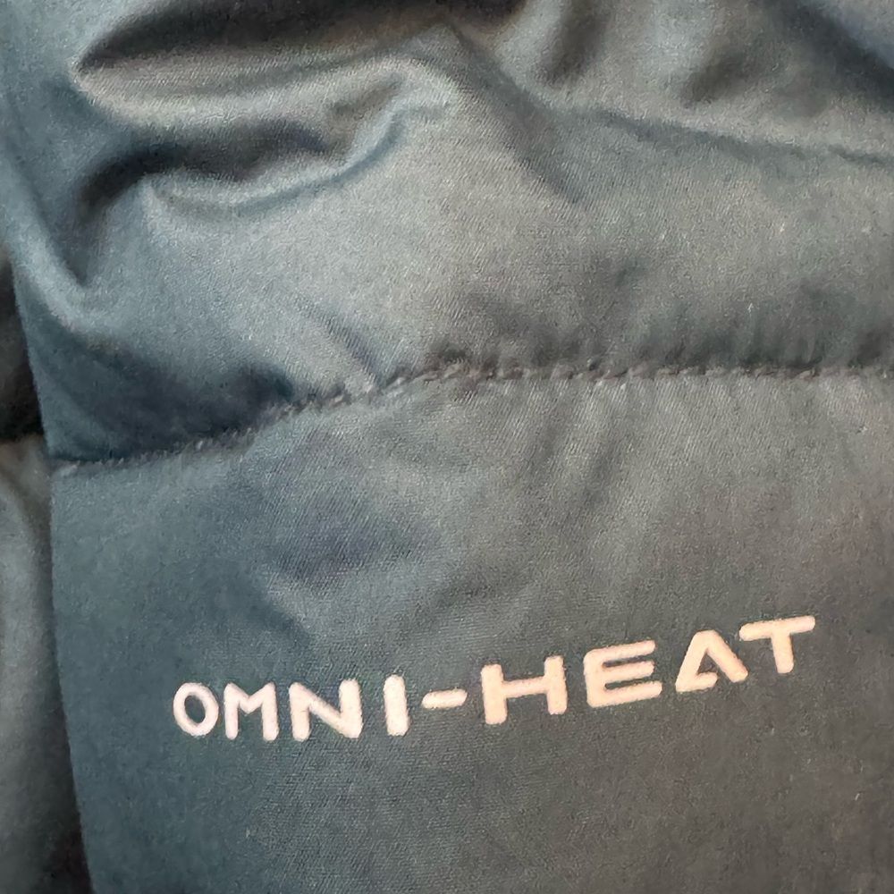 Columbia Womens Powder Lite Dark Seas Omni Heat Jacket Size XXL (LIKE NEW) - Picture 2 of 10